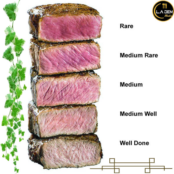 How do U eat your steak