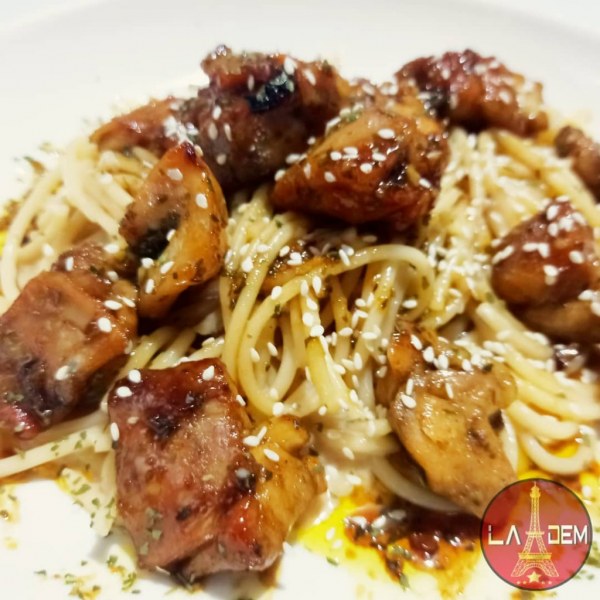 Teriyaki chicken pasta