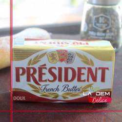 French unsalted butter President
