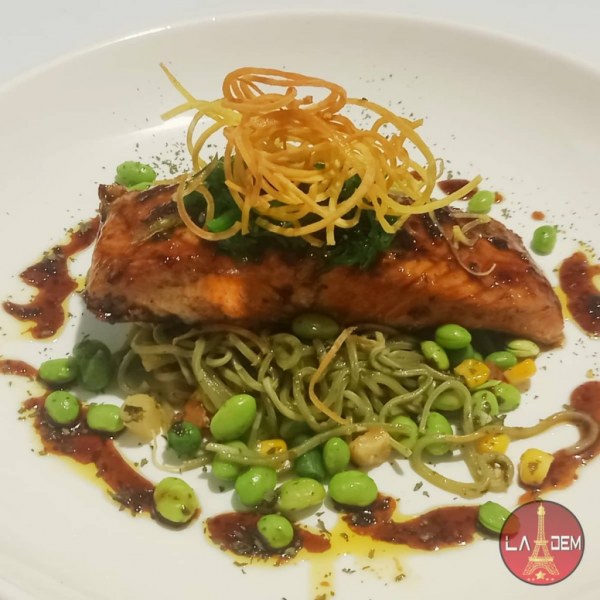 Cá hồi Teriyaki